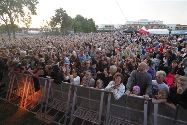 SommarRock Svedala - Fredag - 2014 - Publik